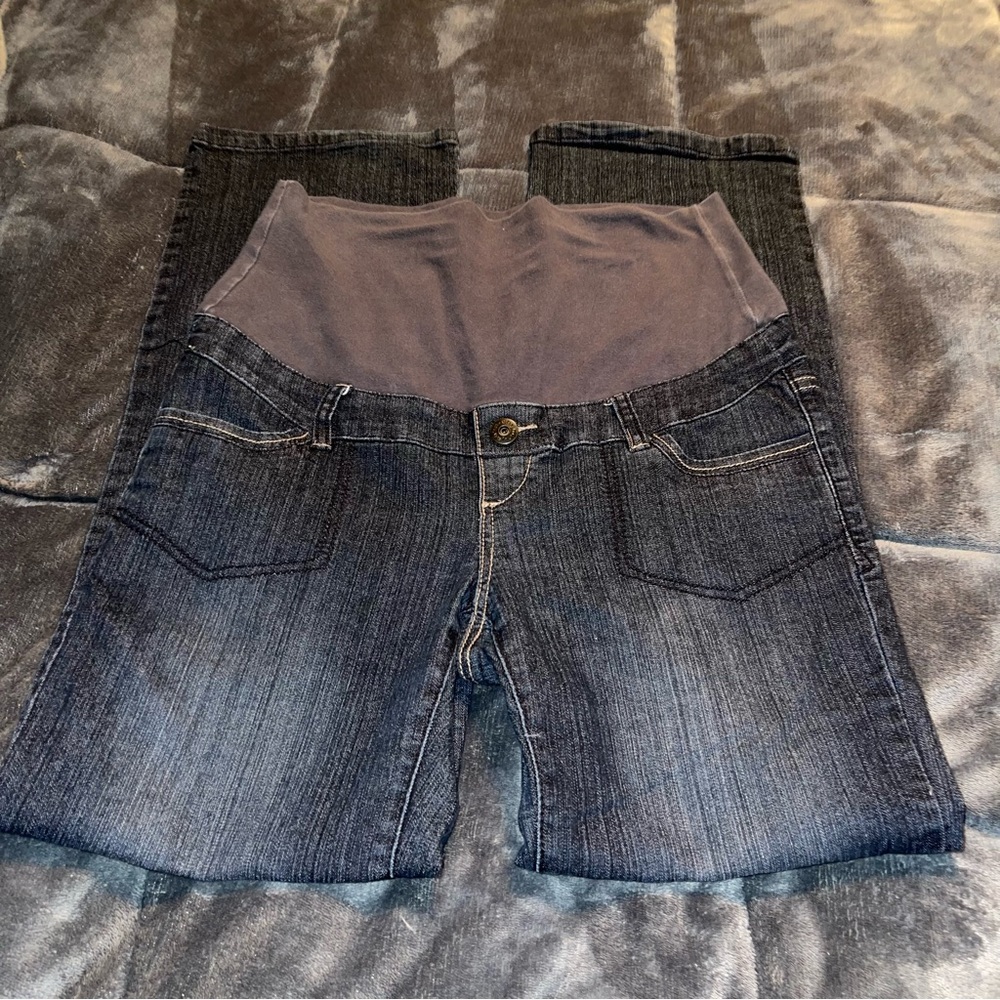 Thyme Maternity Jeans Women’s Size Small Belly Band Size Chart In Pictures